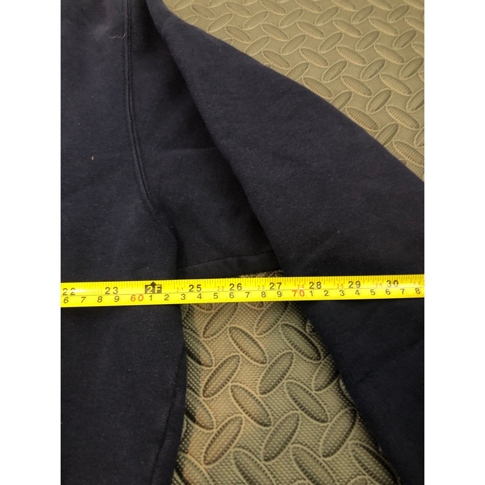 Vintage Polo Ralph Lauren Sweatshirt Mens L Navy Blue Red Pony Logo Crewneck - Picture 3 of 7